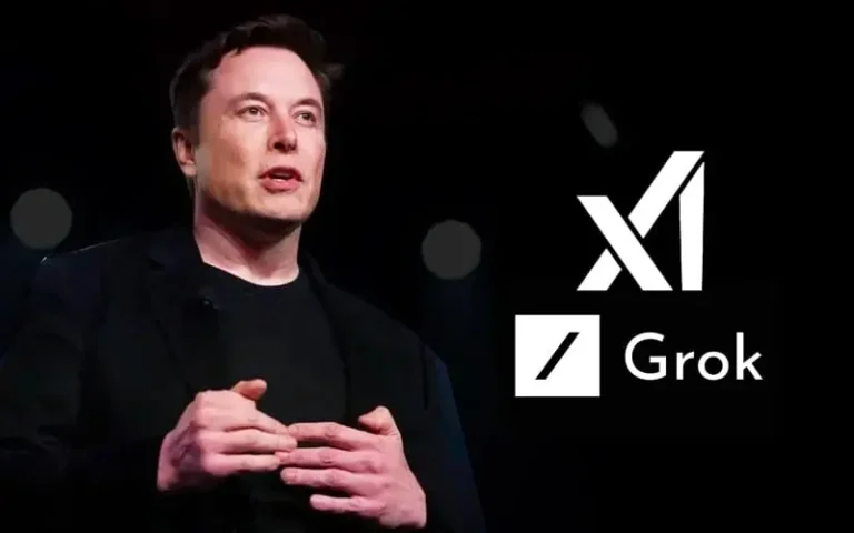 elon musk with grok icon
